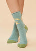 Powder Ladies Ankle Socks - Hummingbird Aqua