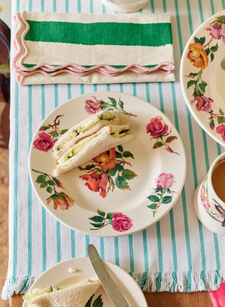 Emma Bridgewater Granny's Roses Medium Dinner Plate, 8.5 Inch