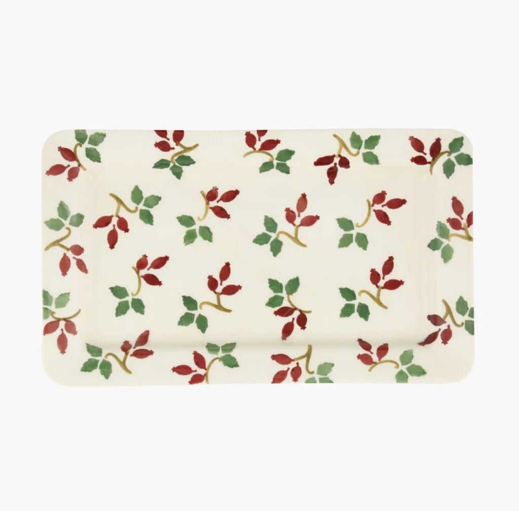 Emma Bridgewater Folk Rosehip Medium Oblong Plate