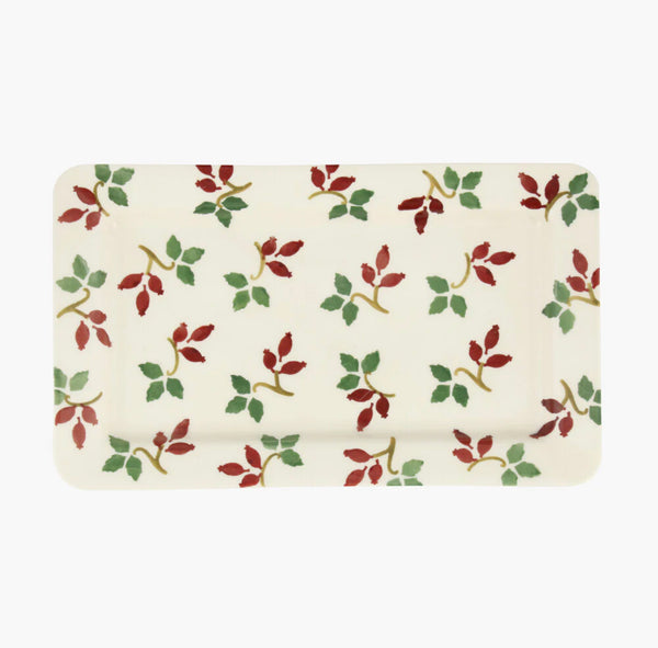 Emma Bridgewater Folk Rosehip Medium Oblong Plate