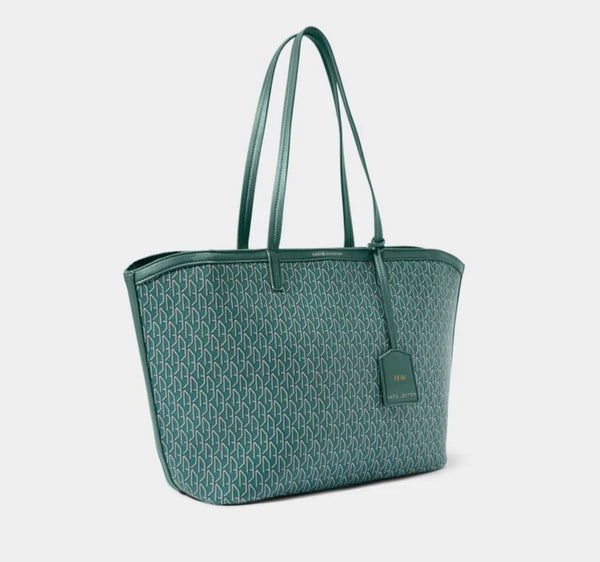 Katie Loxton Signature Tote Bag - Emerald Green