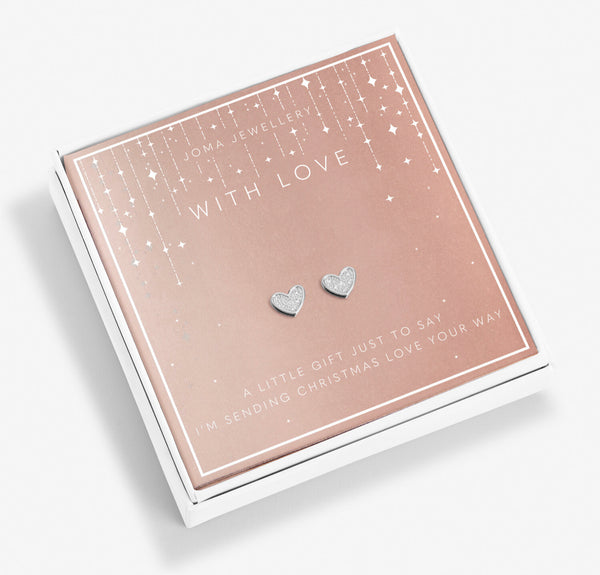 Joma Jewellery Christmas Beautifully Boxed 'With Love' Earrings