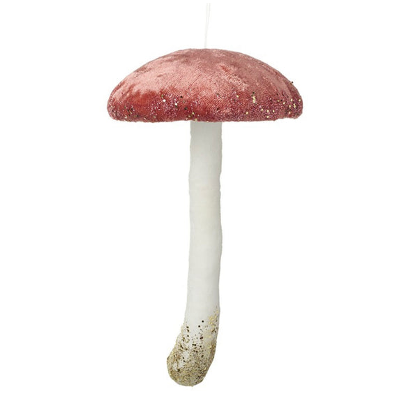 Pink Top Glittery Mushroom