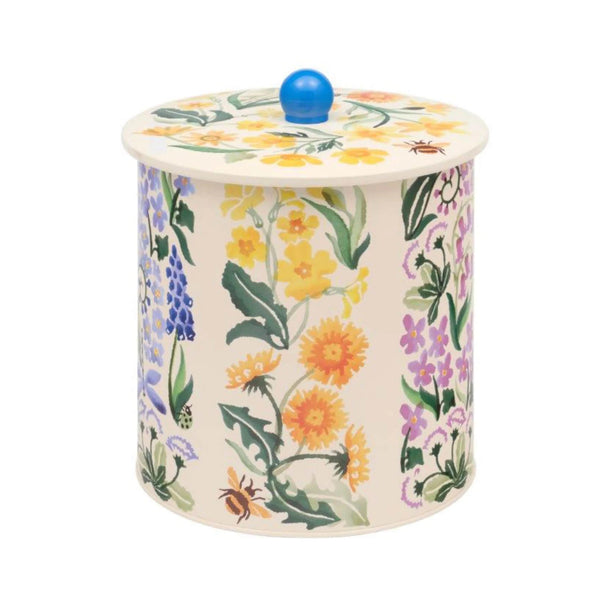 Emma Bridgewater Wild Flowers Tin Biscuit Barrel