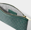 Katie Loxton Signature Pouch - Emerald Green