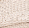 Katie Loxton Knitted Baby Poncho - Eggshell