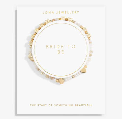 Joma Jewellery - Happy Little Moments 'Bride To Be' Bracelet