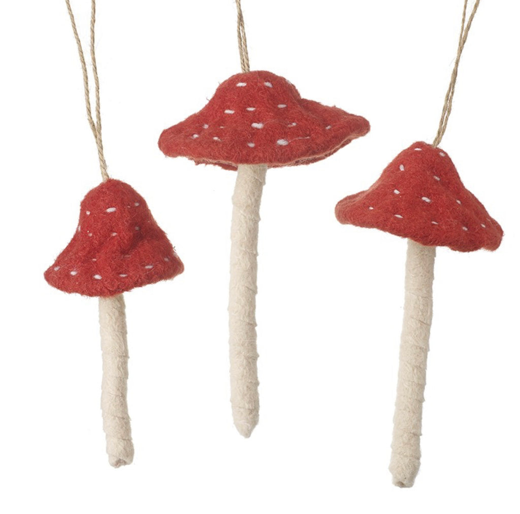 Red Wool Red Hanging Mushroom