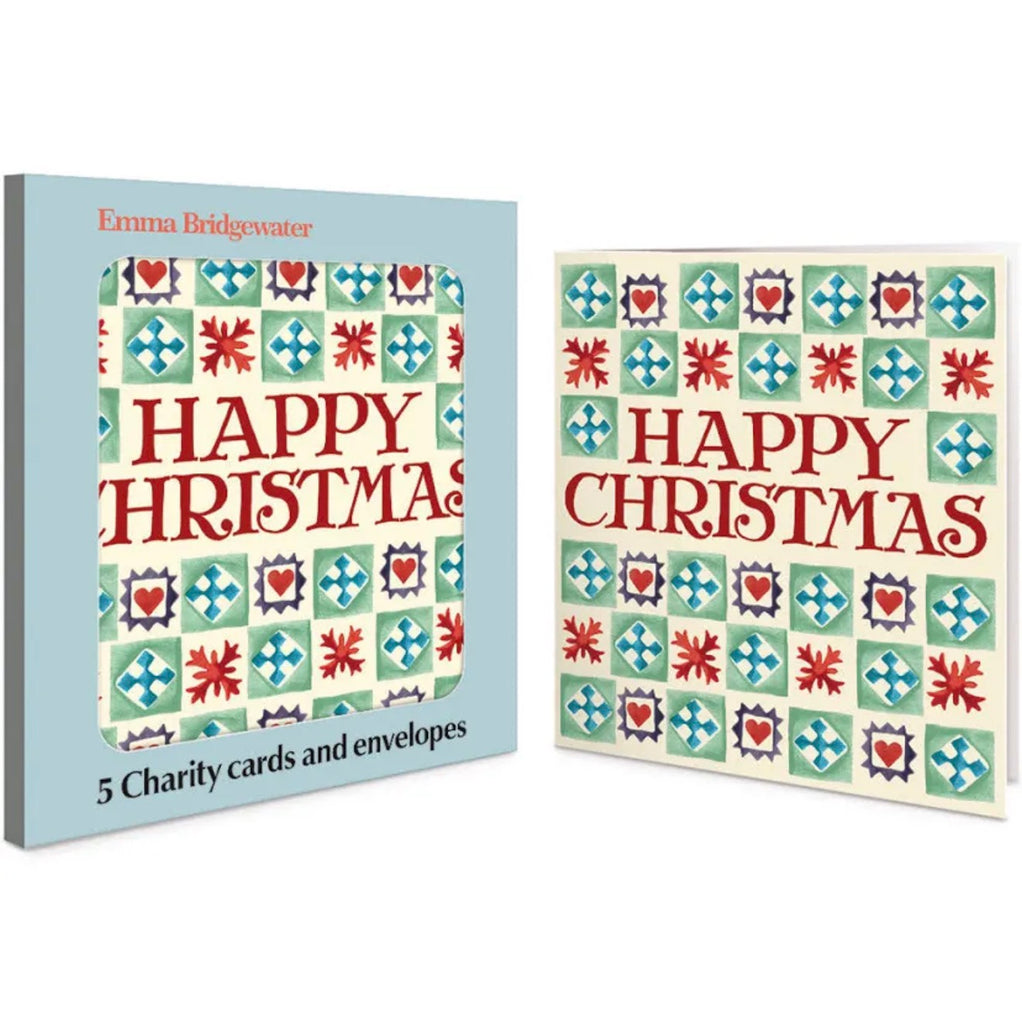 Emma Bridgewater Happy Christmas  Pack Of 5 Charity Cards