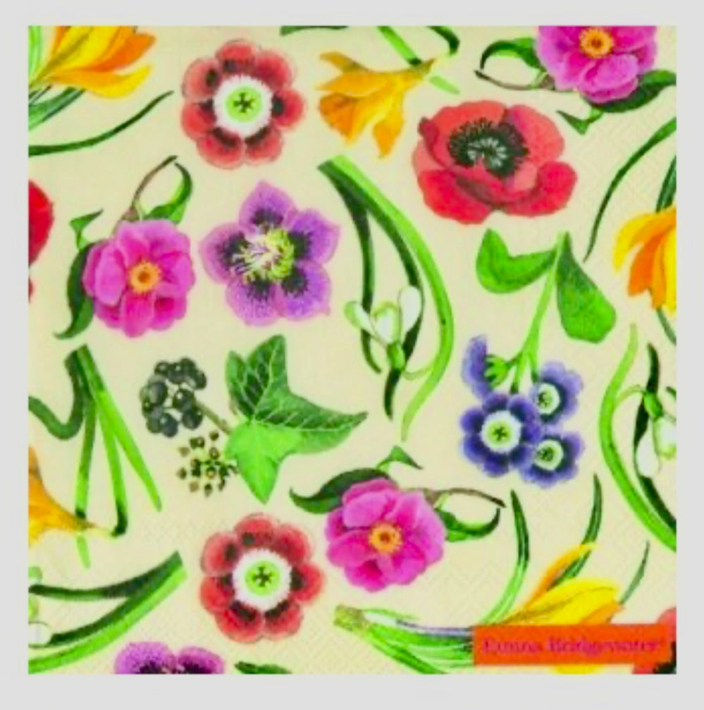 Emma Bridgewater New Flowers Paper Napkins