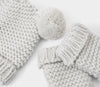 Katie Loxton Baby Hat And Mittens Set - Grey