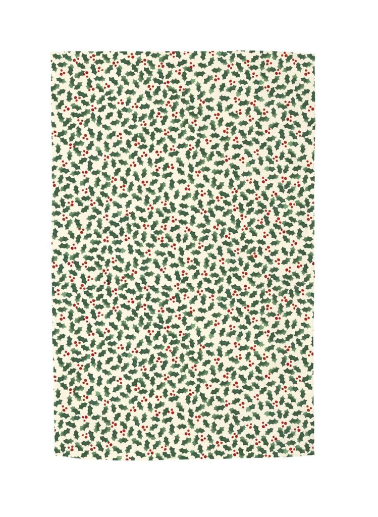 Emma Bridgewater Tiny Scattered Holly Tea Towel