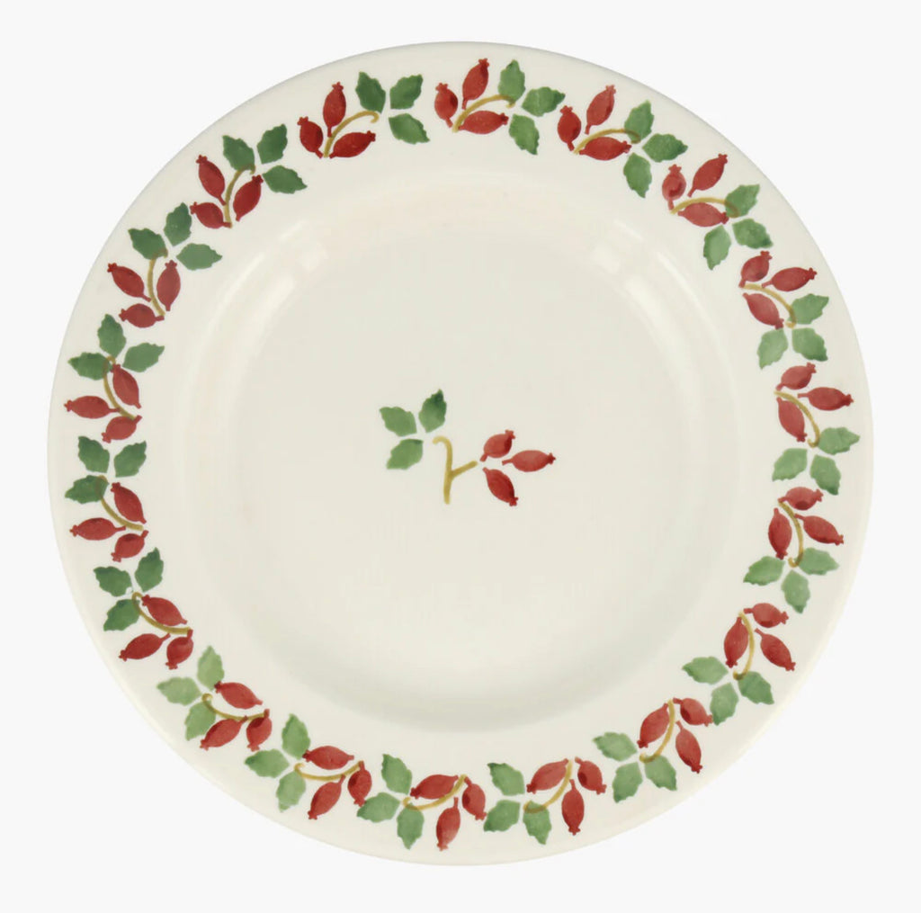 Emma Bridgewater Folk Rosehip 10 1/2 Inch Plate