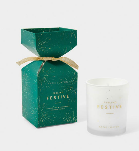 Katie Loxton Christmas Candle 'Feeling Festive'