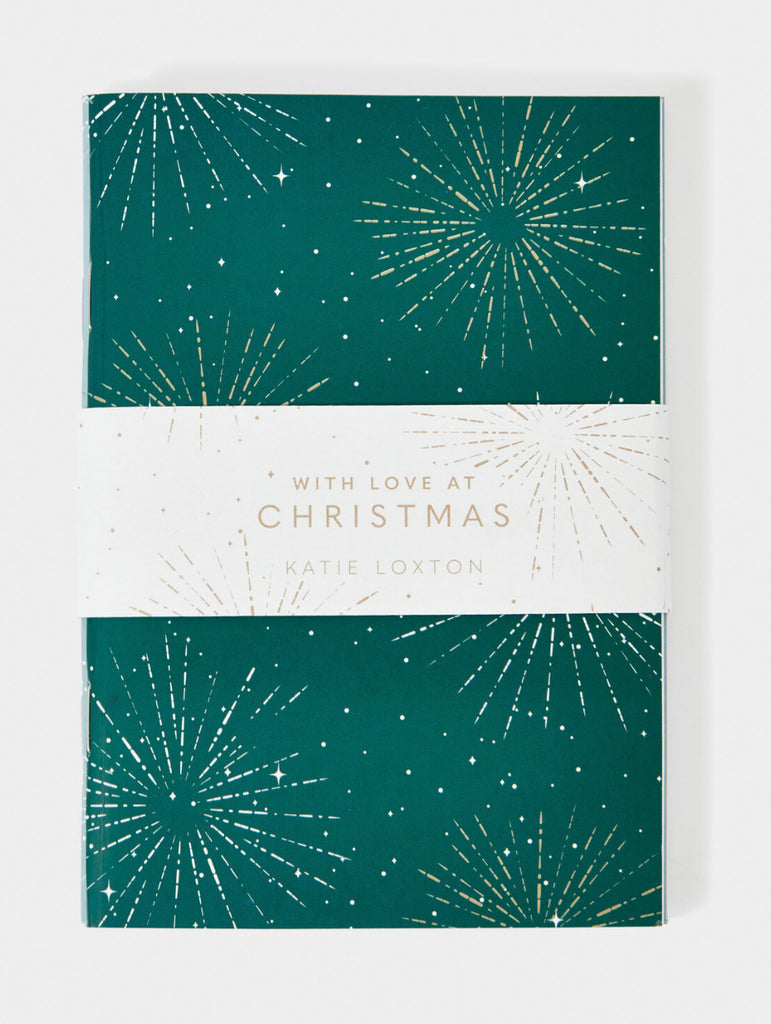 Katie Loxton Christmas Duo Notebooks 'Make Today Magical' - Ice Blue/Emerald Green