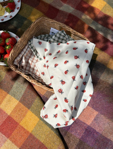 Emma Bridgewater Ladybirds Tea Towel