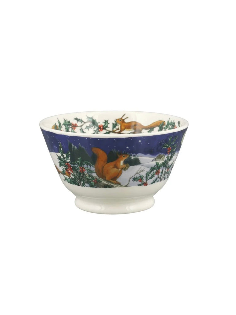 Emma Bridgewater Midnight Squirrel Small Old Bowl