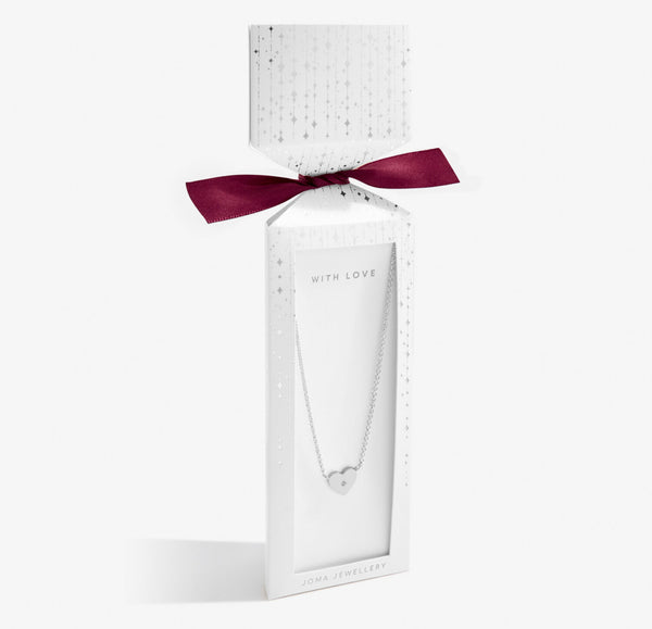Joma Jewellery Christmas Cracker 'With Love' Necklace
