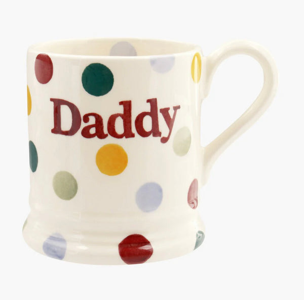 Emma Bridgewater Polka Daddy 1/2 Pint Mug