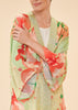 Powder Watercolour Orchids Kimono Jacket