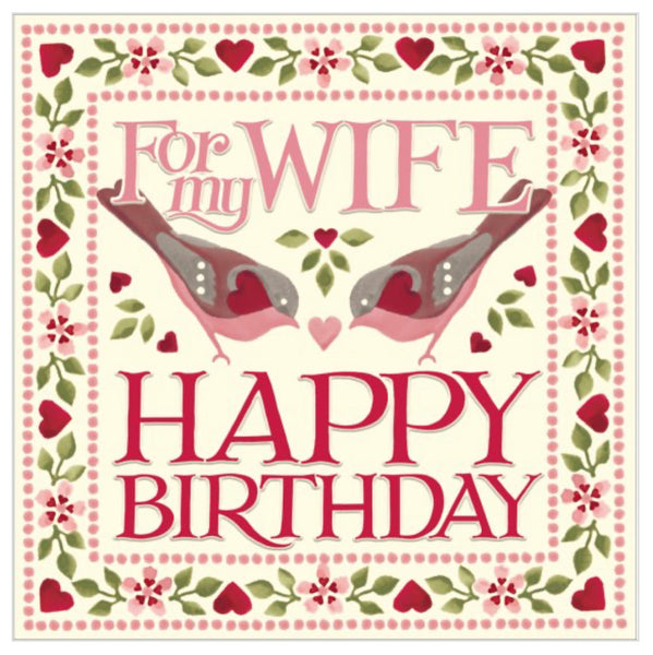 Emma Bridgewater Wife Birthday Card
