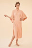 Powder Organic Cotton Retreat Gown - Coral