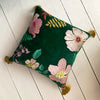 Posy Teal Cushion