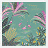 Sara Miller Ornate Flamingos Happy Birthday Card