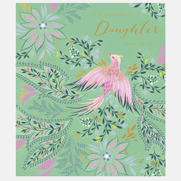 Sara Miller Bird of Paradise Daughter Birthday Card