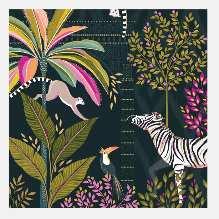 Sara Miller Jungle Scene Card