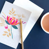 Sara Miller Thank You Peony Card