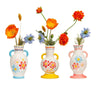 Sass & Belle Folk Floral Small Vase - Assorted