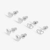 Joma Jewellery Life's A Charm 'Love' 3 Pairs Of Earrings