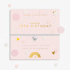 Joma Jewellery Kids' Confetti A Little '13th Birthday' Bracelet