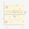 Joma Jewellery Confetti A Little 'Love You To The Moon And Back' Bracelet