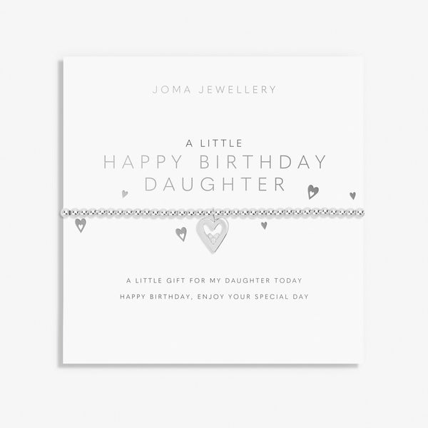 Joma Jewellery A Little 'Happy Birthday Daughter' Bracelet