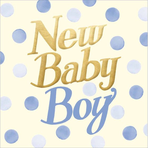 Emma Bridgewater New Baby Boy Card