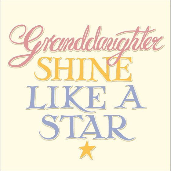 Emma Bridgewater Granddaughter Birthday Card
