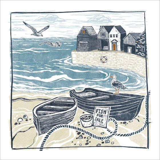 Harbour Scene Card