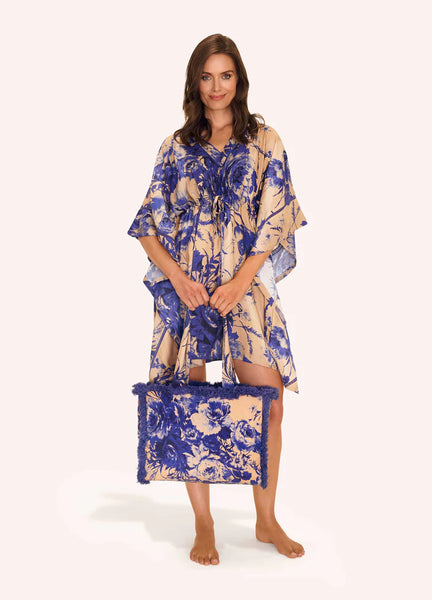 Powder Beach Cover Up - China Blue Blossoms