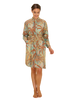 Powder Oversized Shirt Dress - Paradise Palms