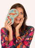 Powder Luxury Lavender Velvet Eye Mask - Seahorse