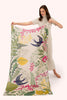 Powder Swooping Swallows Print Scarf