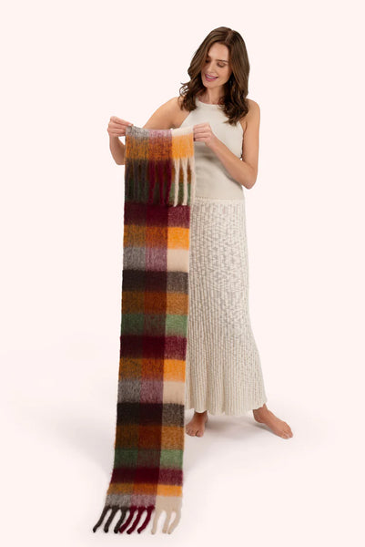 Powder Molly Cosy Scarf - Russet Mix