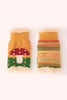 Powder Toadstool Wrist Warmers - Mustard