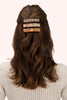 Powder Single Hair Barrette - Holly Berry Red