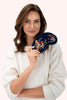Powder Luxury Lavender Velvet Eye Mask - Woodland Owl