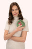 Powder Velvet Coin Purse - Toadstools