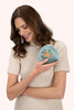 Powder Velvet Coin Purse - Happy Acorn