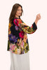 Powder Mid-Length Kimono - Midnight Posy